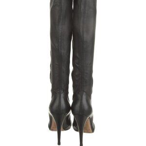 🚫 Sold 🚫 9 Casadei Black Leather Knee High Boots Made in Italy  Elegant Boots